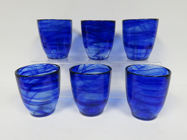 Kosta Boda Cobalt Glasses