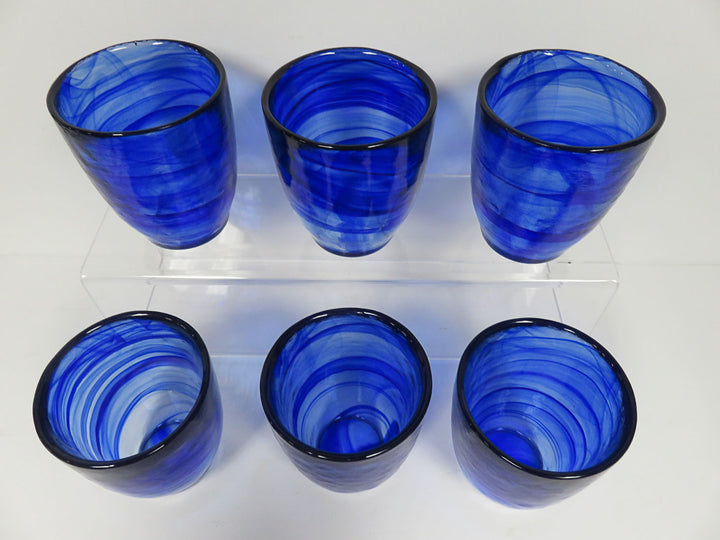Kosta Boda Cobalt Glasses