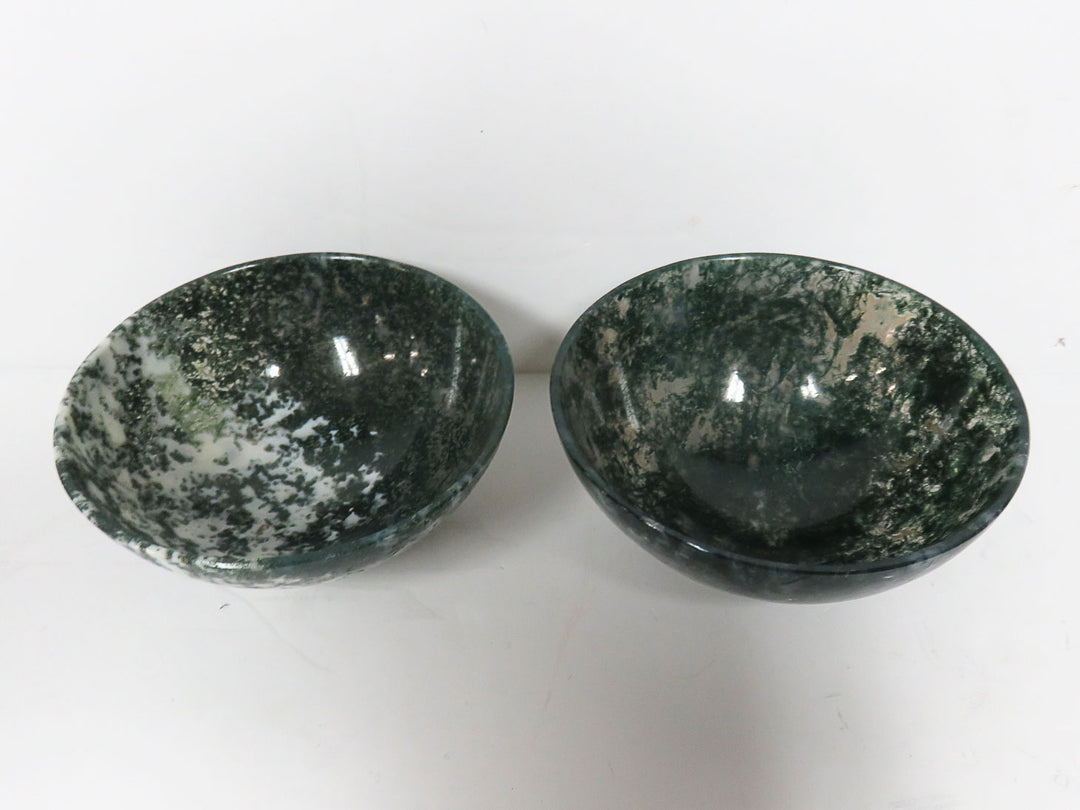 Moss Agate Bowls