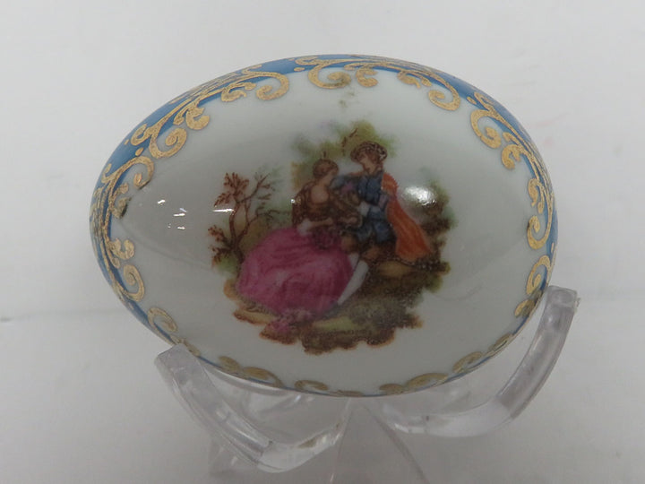 Limoges Egg Shaped Box