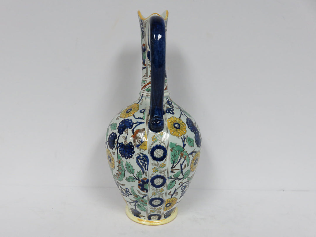 Gien Faience Pitcher and Plate