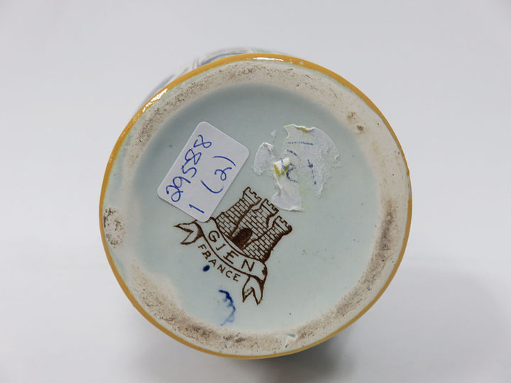 Gien Faience Pitcher and Plate