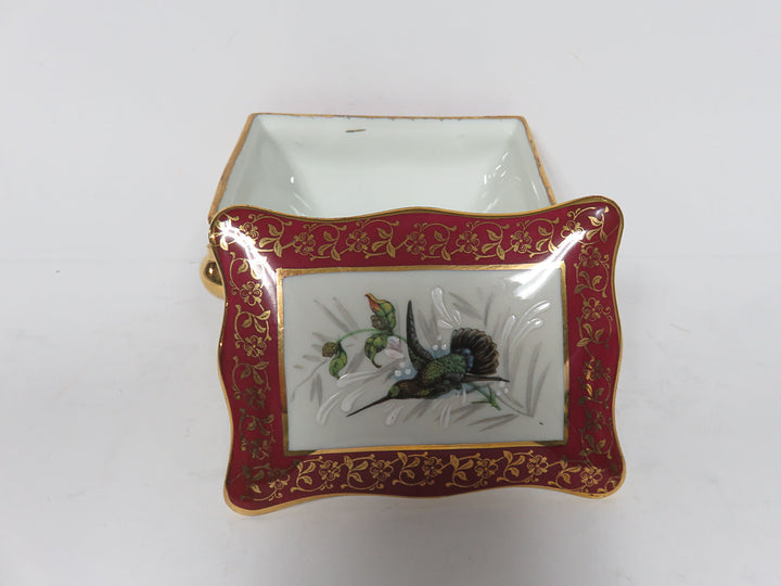 Limoges Hummingbird Trinket Box