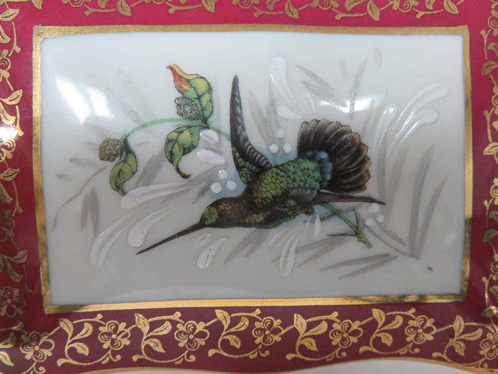 Limoges Hummingbird Trinket Box