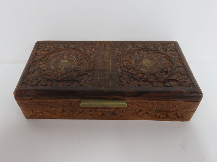 Carved Wooden Box
