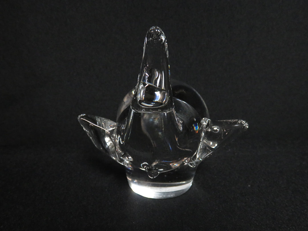 Glass Elephant Figurine