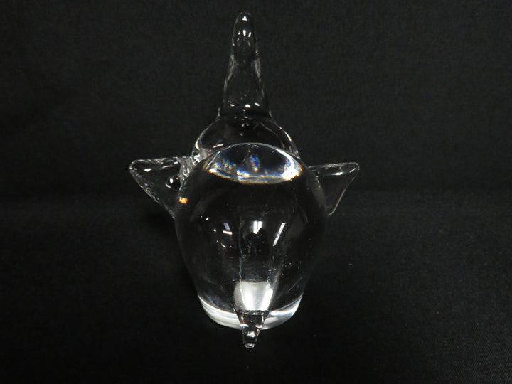 Glass Elephant Figurine