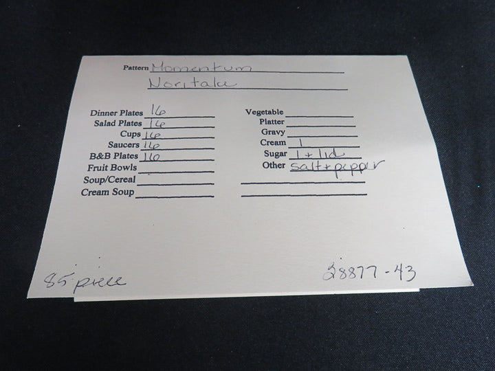 Noritake "Momentum" China Set