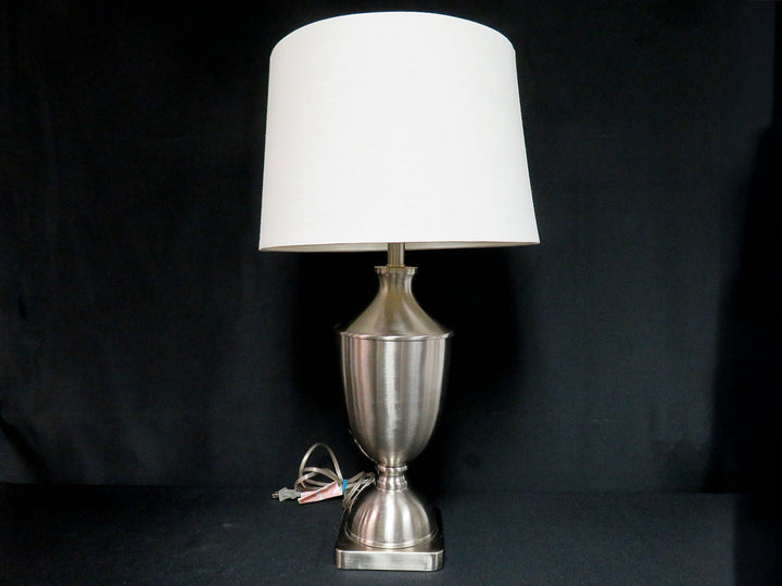 Silver Table Lamp