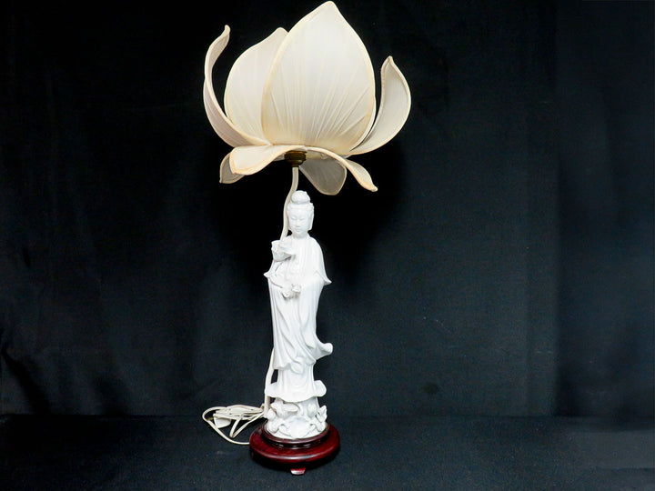 Blanc De Chine Kwan Yin Lamp