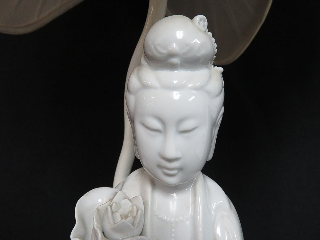 Blanc De Chine Kwan Yin Lamp