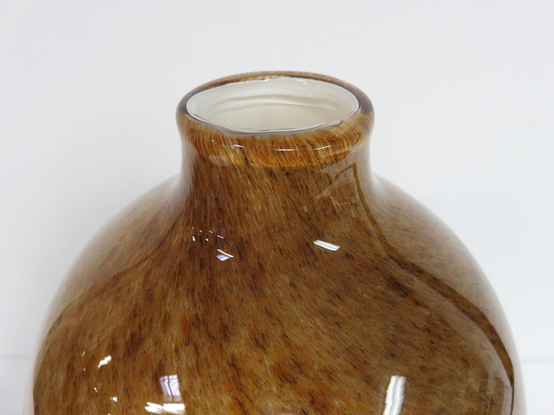 Brown Glass Vase