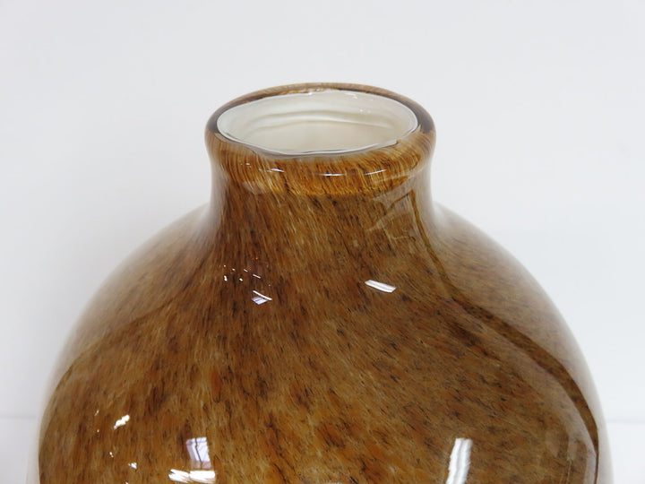 Brown Glass Vase