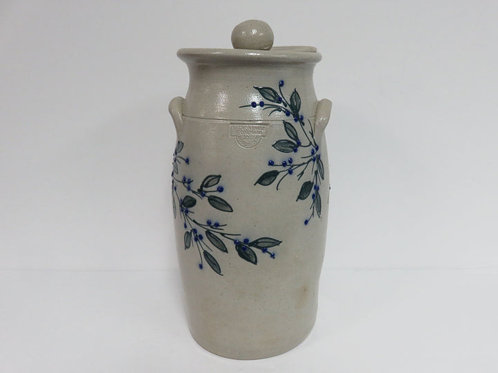 Handmade Salt-Glaze Pottery Jar