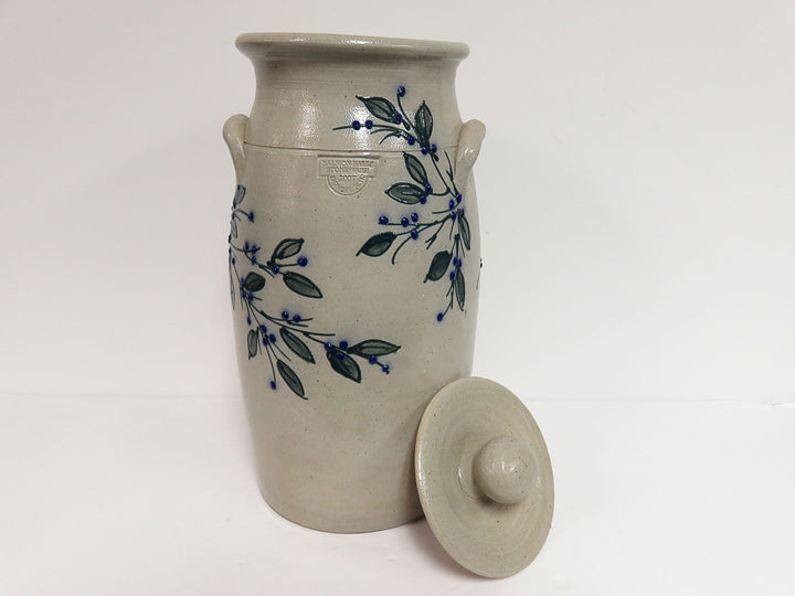 Handmade Salt-Glaze Pottery Jar