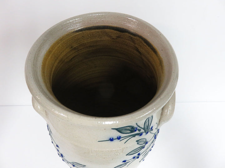 Handmade Salt-Glaze Pottery Jar
