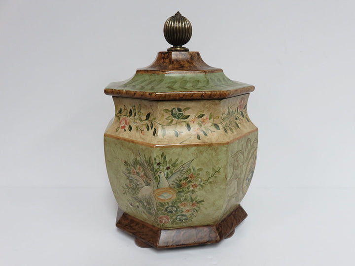 Octagon Lidded Jar