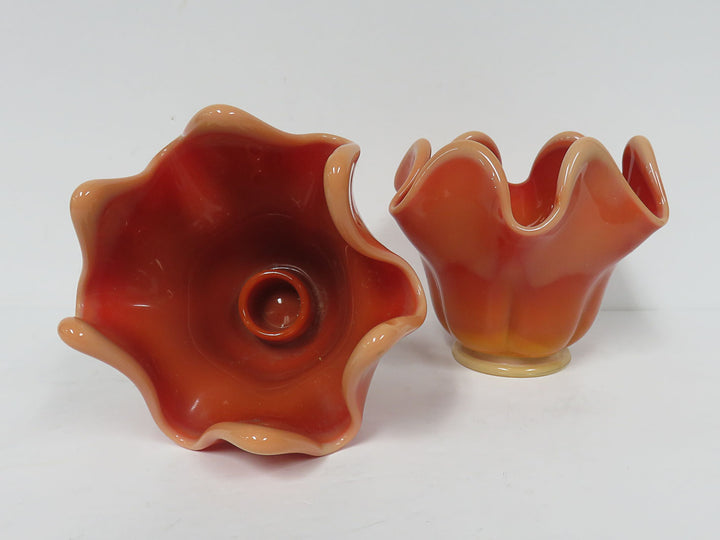 L. E. Smith Candleholders