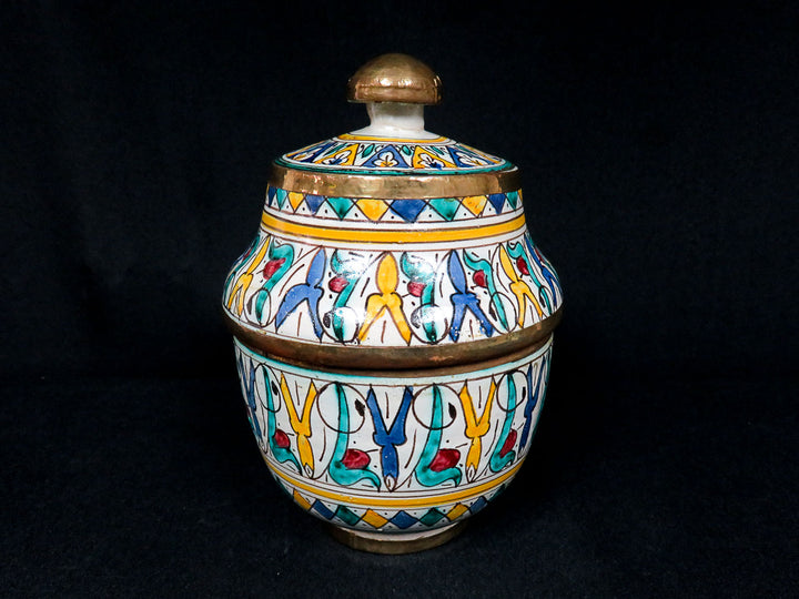 Vintage Moroccan Pottery Jar