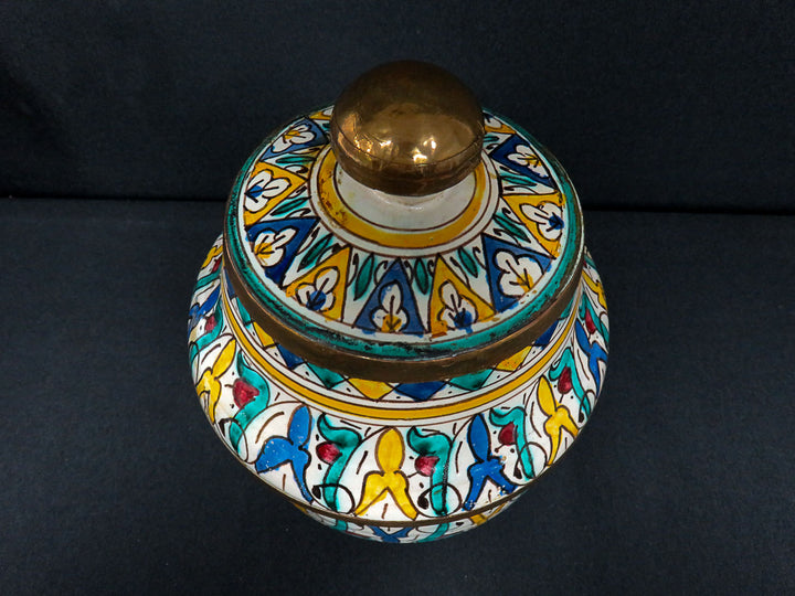 Vintage Moroccan Pottery Jar