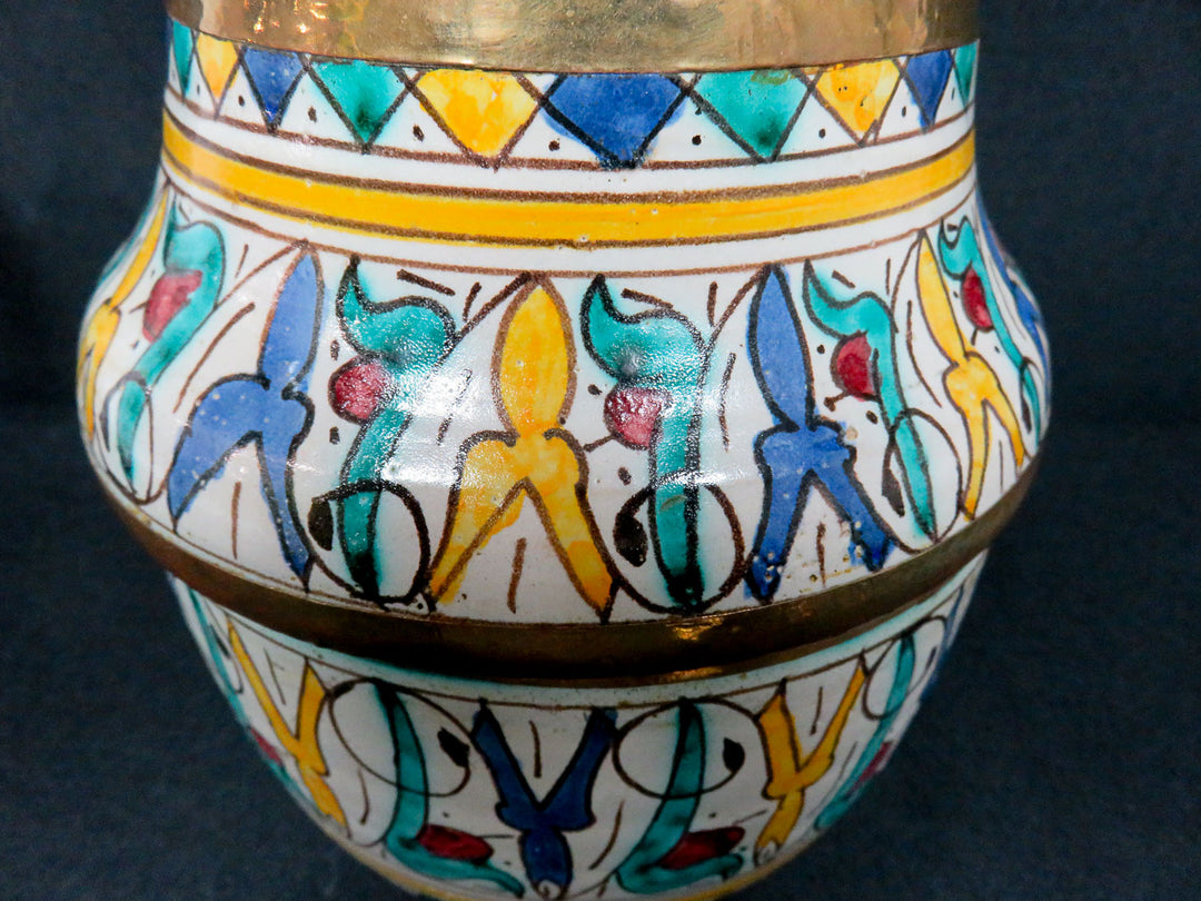 Vintage Moroccan Pottery Jar