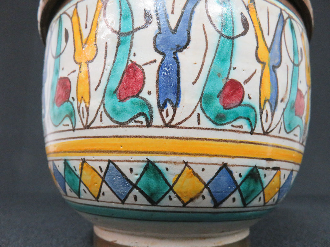 Vintage Moroccan Pottery Jar