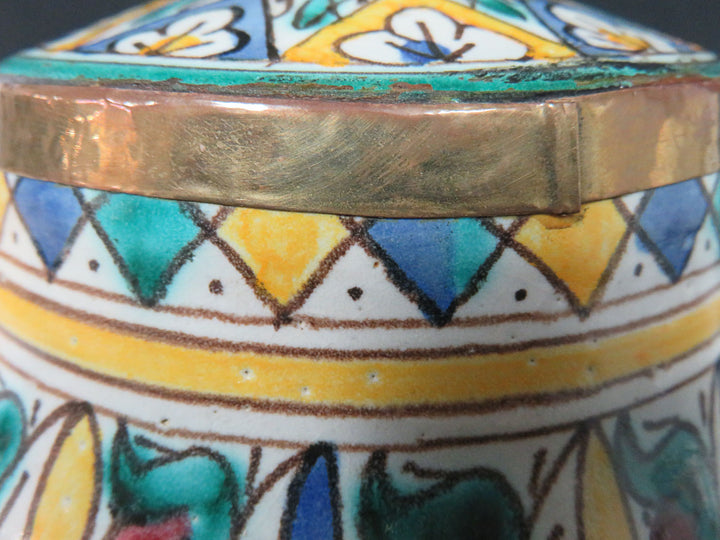 Vintage Moroccan Pottery Jar