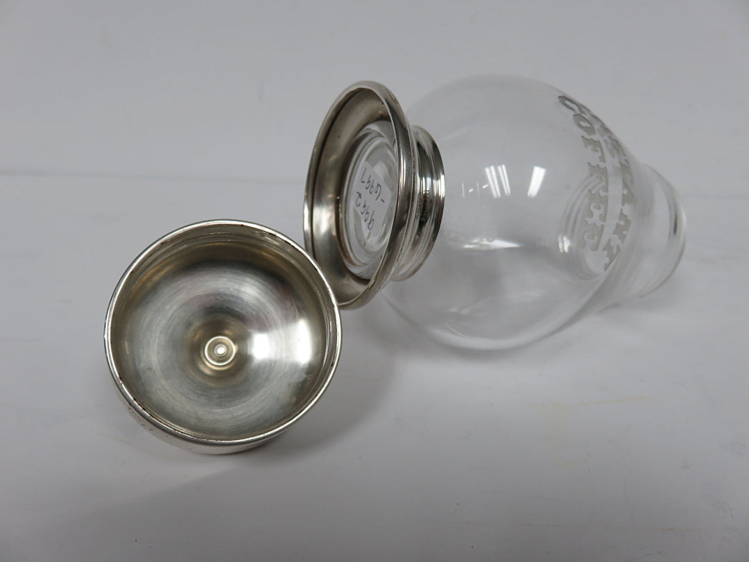 Sterling/Glass Coffee Jar