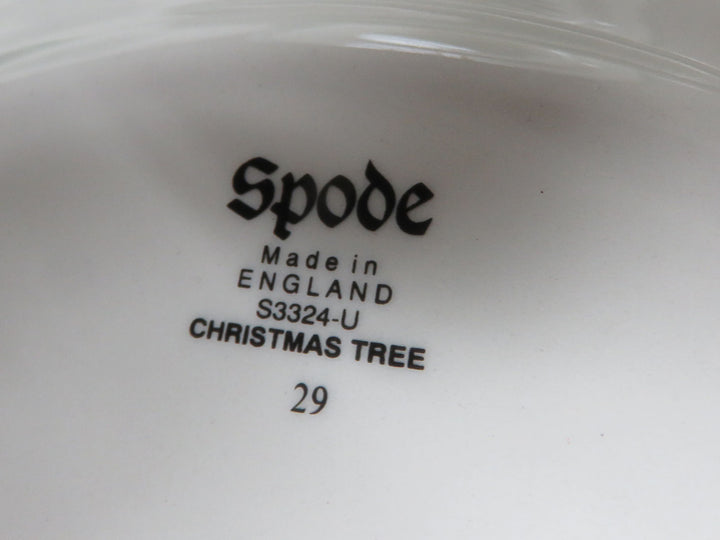 Spode "Christmas Tree" Dinner Plates