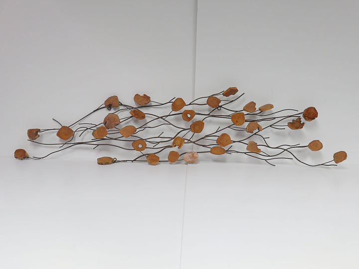 Wood and Metal Nature Inspired Sculpture