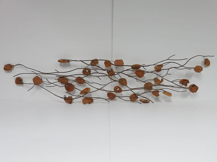 Wood and Metal Nature Inspired Sculpture