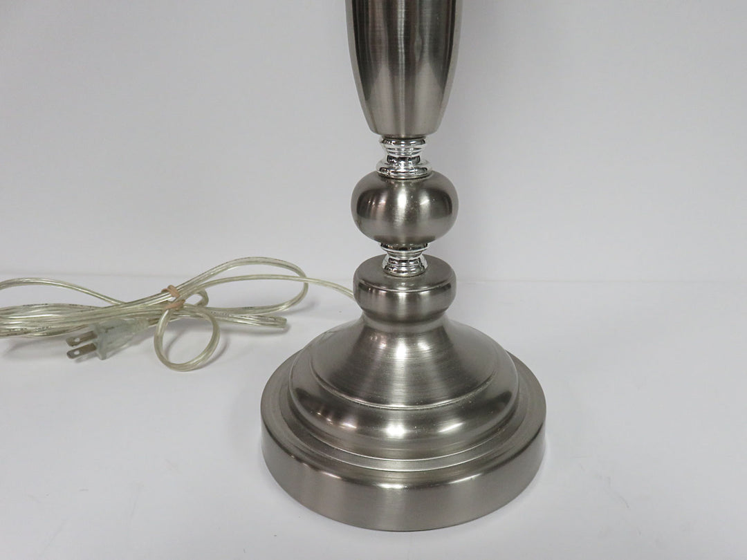 Brushed Metal Lamp Base