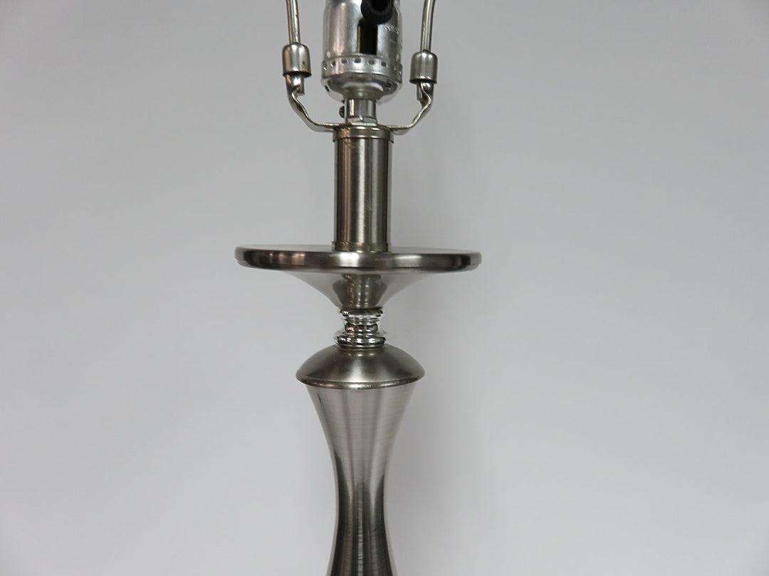Brushed Metal Lamp Base
