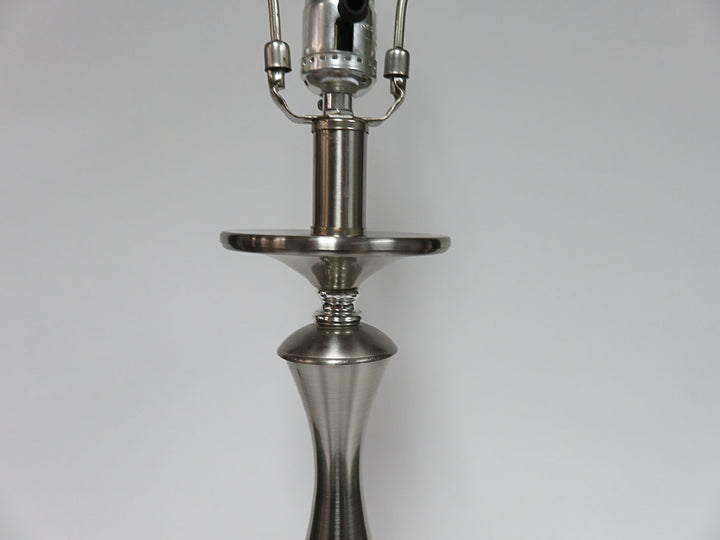 Brushed Metal Lamp Base
