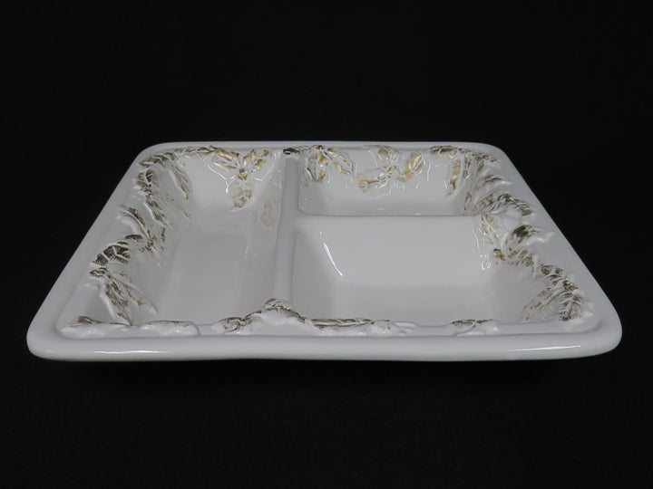 Divided Holiday Serving Dish