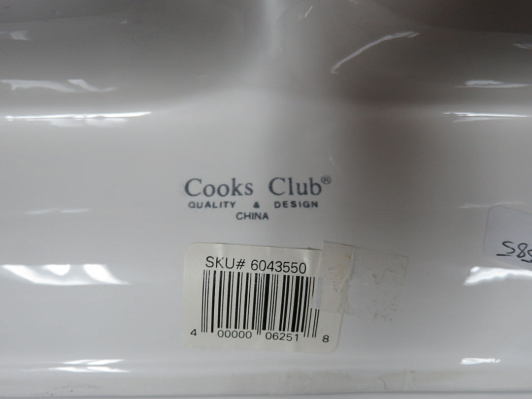 Divided Holiday Serving Dish