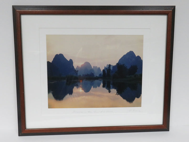 River Mountain Scene in South China Photograph