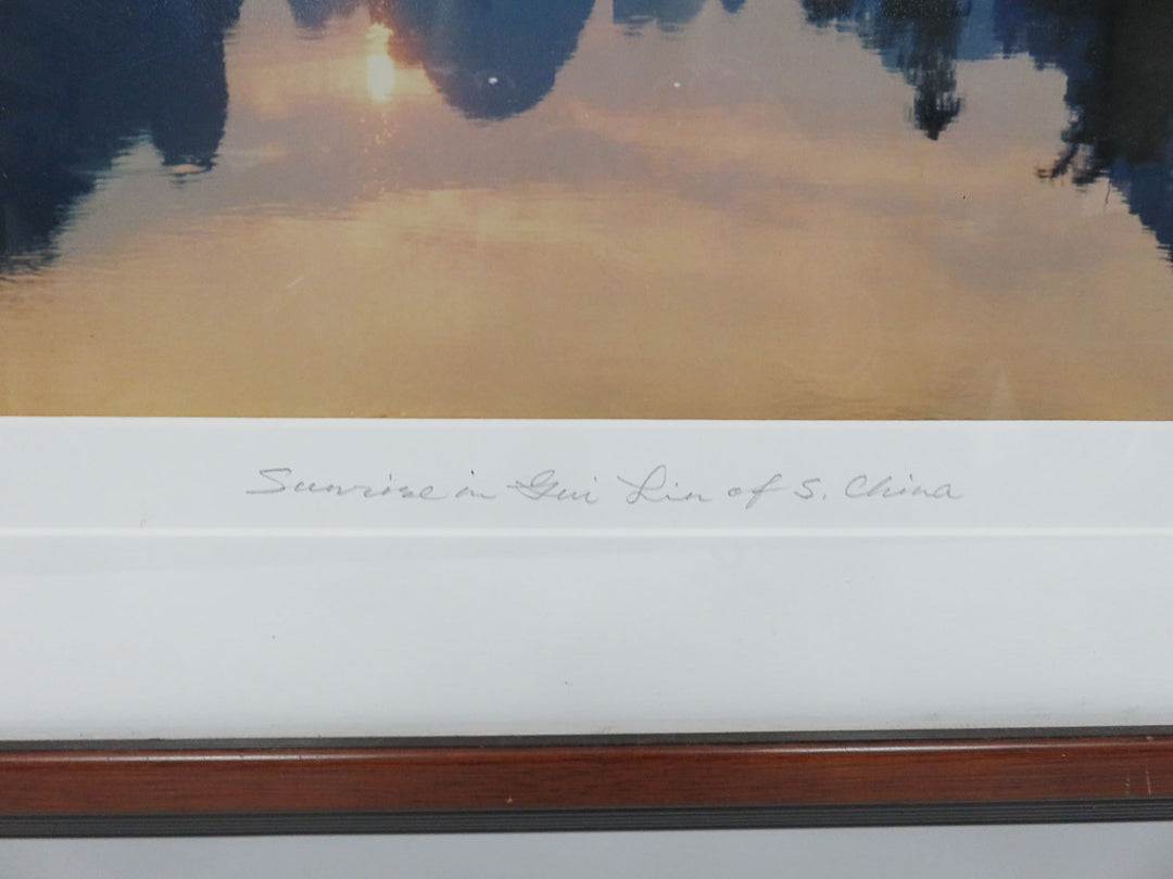 River Mountain Scene in South China Photograph