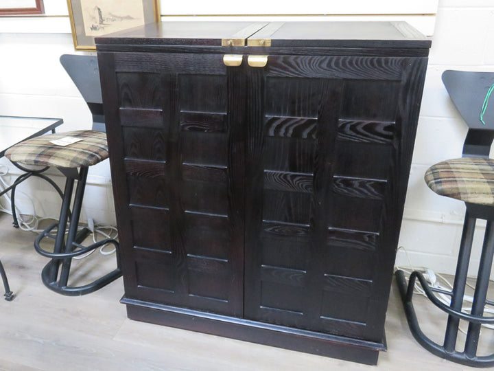 Crate & Barrel Bar Cabinet