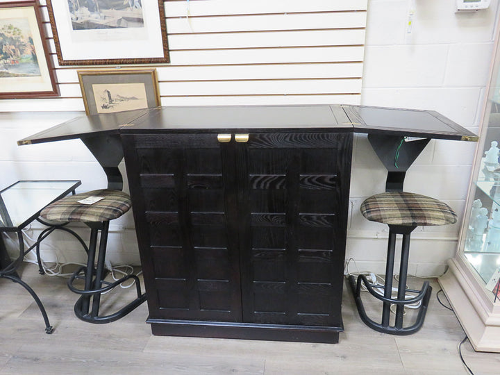 Crate & Barrel Bar Cabinet