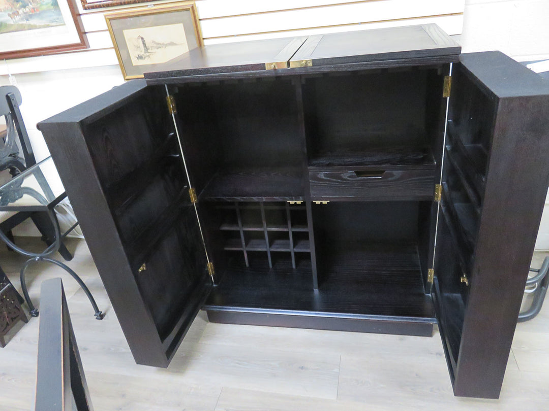 Crate & Barrel Bar Cabinet