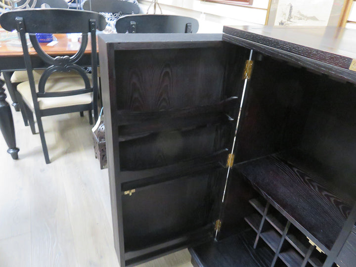 Crate & Barrel Bar Cabinet