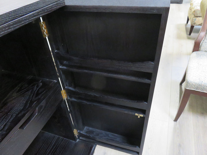 Crate & Barrel Bar Cabinet