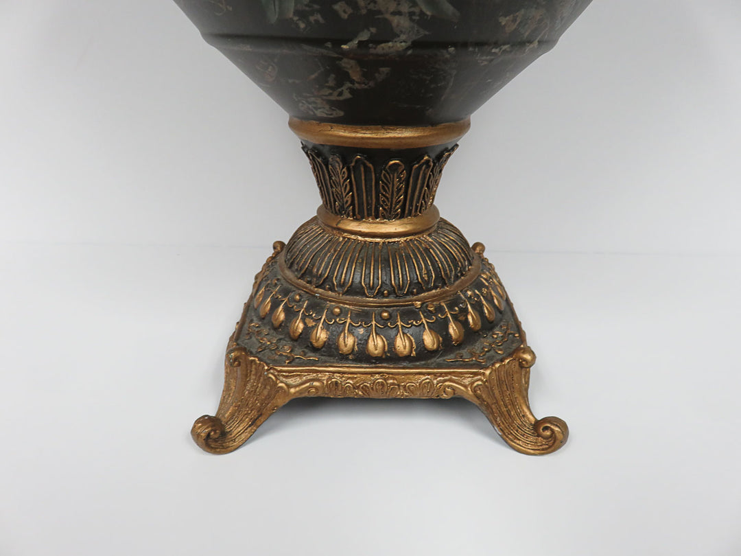 Dragon Handled Decorative Urn