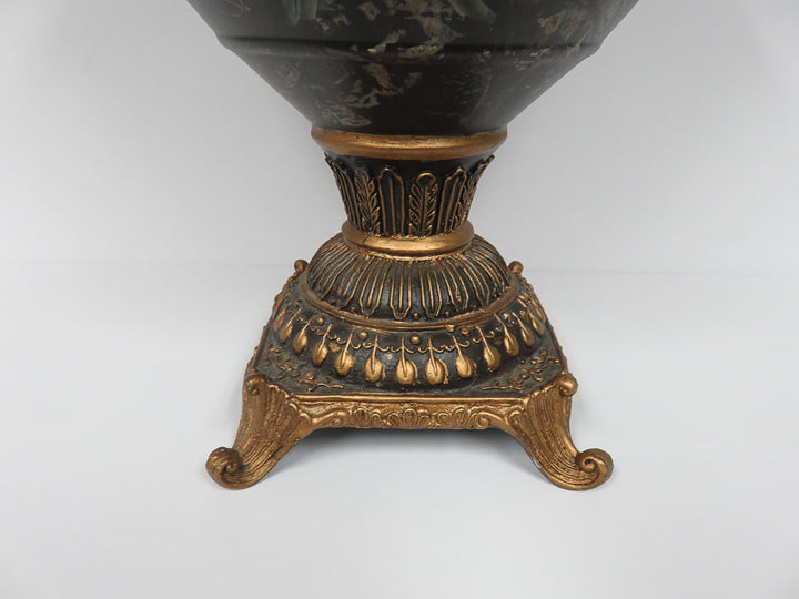 Dragon Handled Decorative Urn
