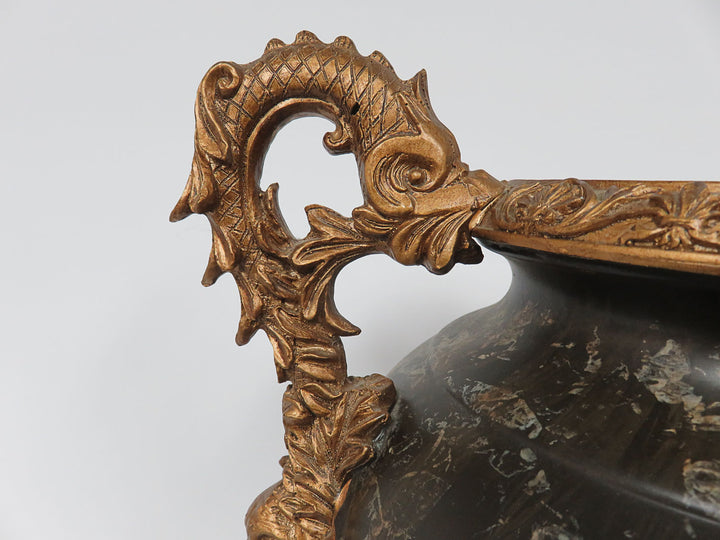 Dragon Handled Decorative Urn