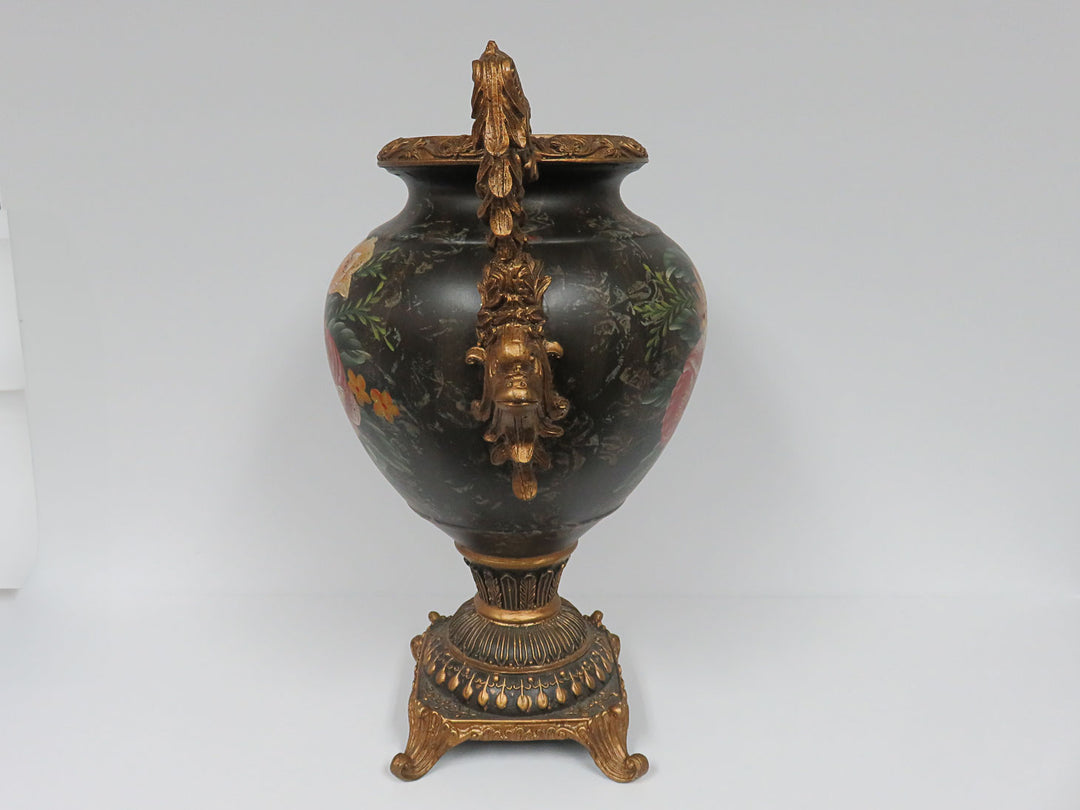 Dragon Handled Decorative Urn