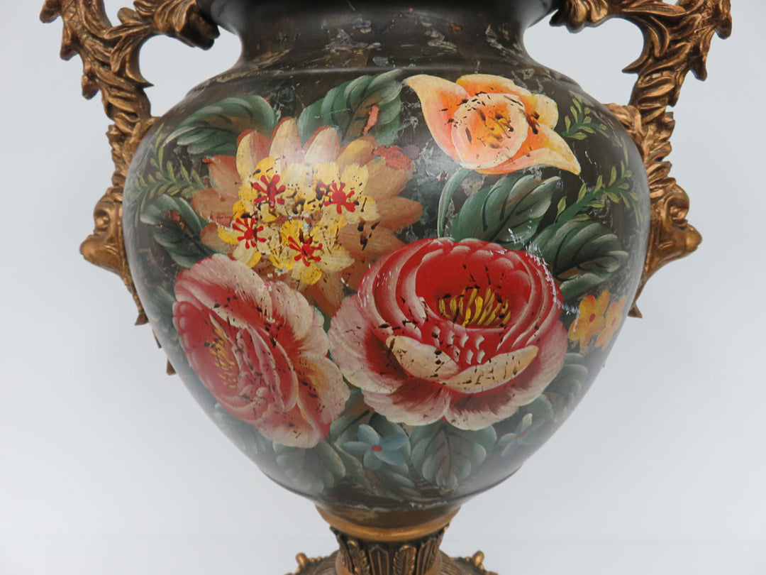 Dragon Handled Decorative Urn