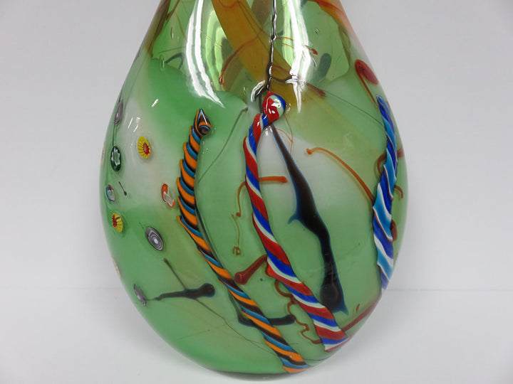 Murano Style Glass Drop Sculpture