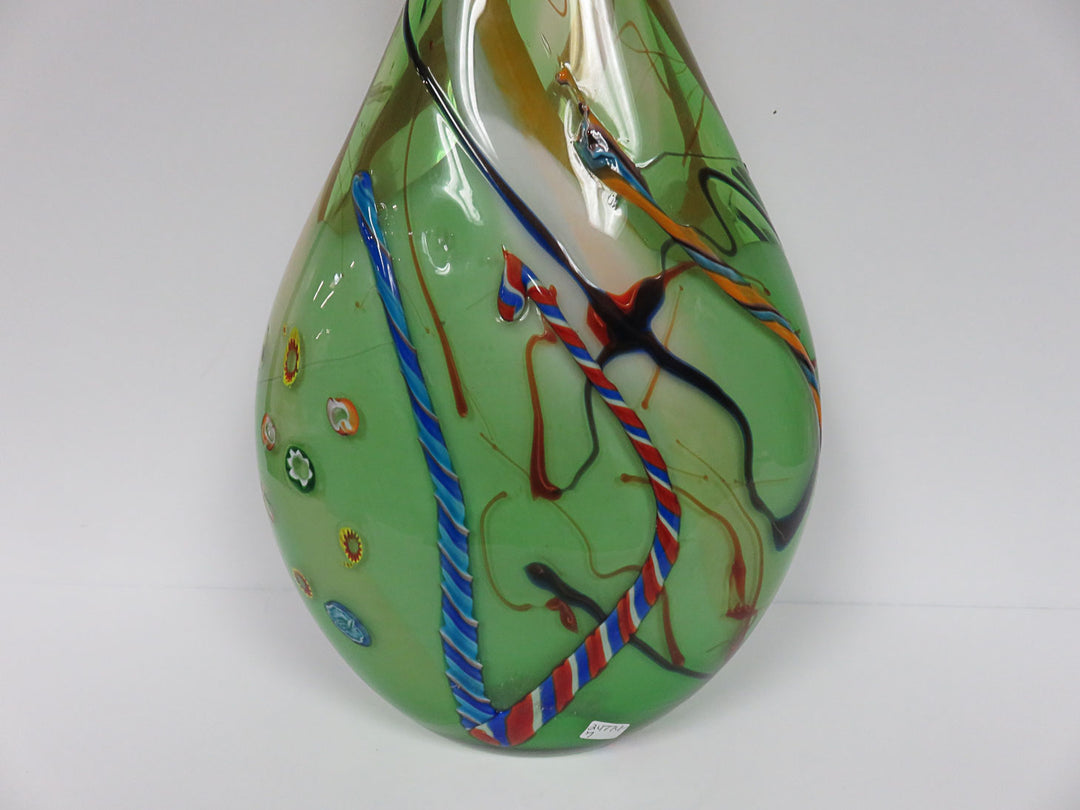 Murano Style Glass Drop Sculpture